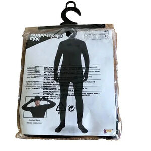 HALLOWEEN ALL BLACK Phantom Costume SPOOKY Spirit Halloween Ghost New in Bag FUN